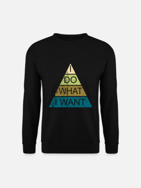 je fais ce que je veux - noir - Sweat-shirt Unisexe - noir