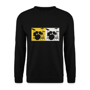 That's why - Unisex Sweatshirt - black - Front - Alina (178cm) & Michal (187cm)