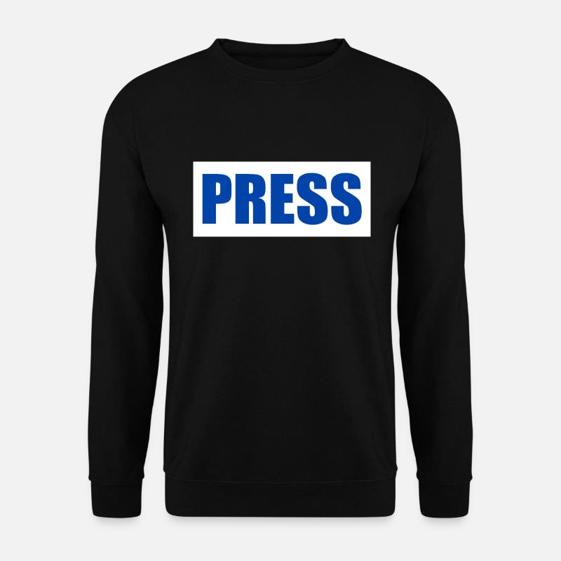 Press - Unisex Pullover - Schwarz