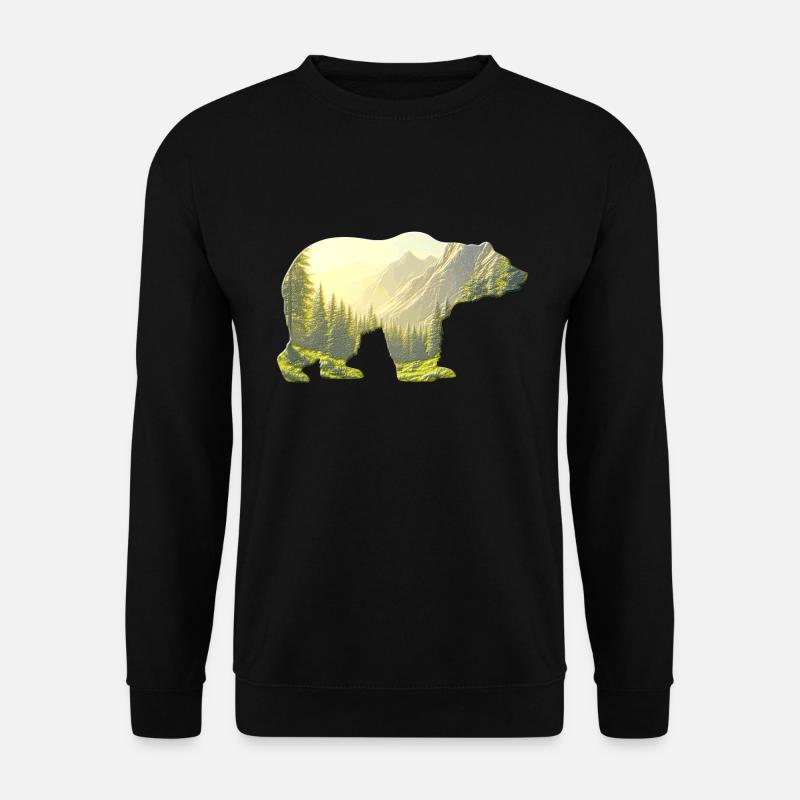 Bear 🐻 - Unisex Sweatshirt - black
