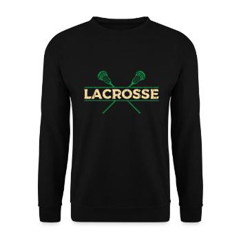 Lacrosse - Sweat-shirt Unisexe - noir - Devant - Alina (178cm) & Michal (187cm)