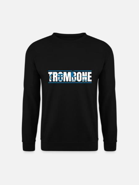 Posaune - Unisex Pullover - Schwarz