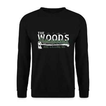 Chemise Lumberjack Woods - Sweat-shirt Unisexe - noir - Devant - Alina (178cm) & Michal (187cm)
