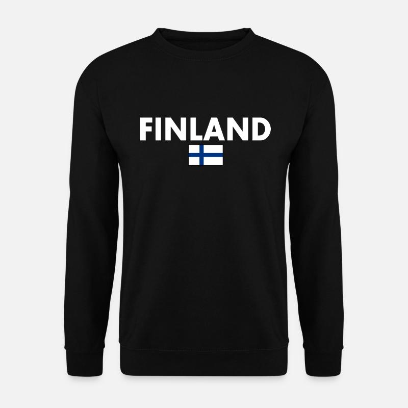 Finnland - Unisex Pullover - Schwarz