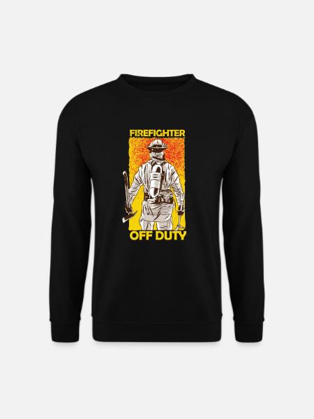Retired Firefighter - Unisex Sweatshirt - black