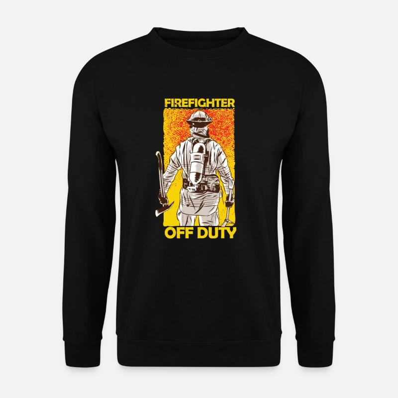 Pompier à la retraite - Sweat-shirt Unisexe - noir