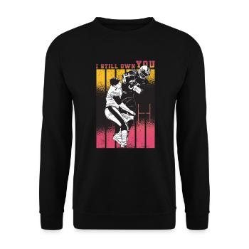 Je te possède toujours Football - Sweat-shirt Unisexe - noir - Devant - Alina (178cm) & Michal (187cm)