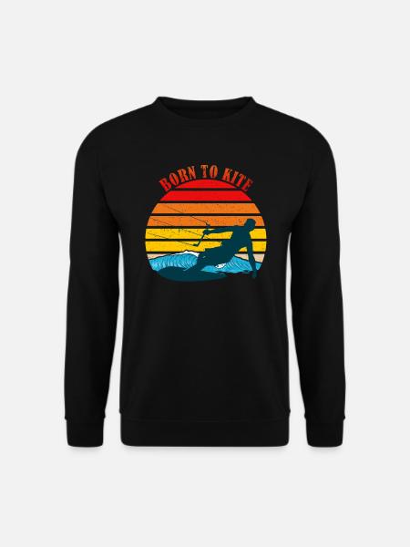 Kitesurfing Saying - Unisex Sweatshirt - black