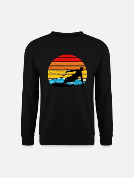 Kitesurfing Sunset - Unisex Sweatshirt - black
