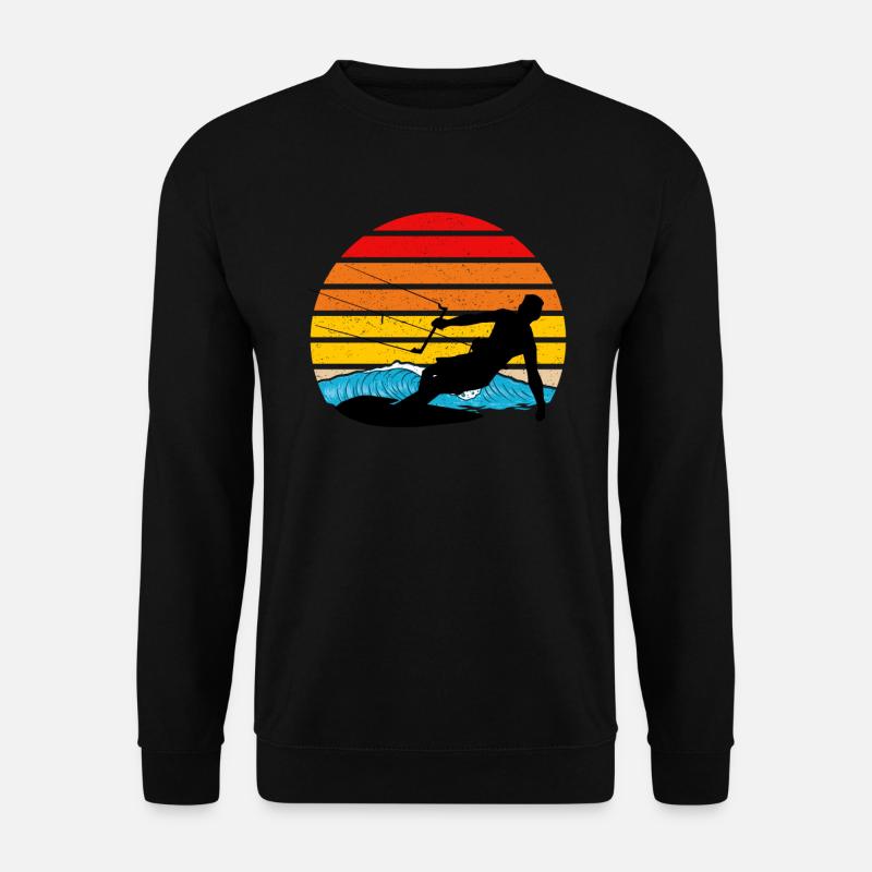 Kitesurf Coucher de soleil - Sweat-shirt Unisexe - noir