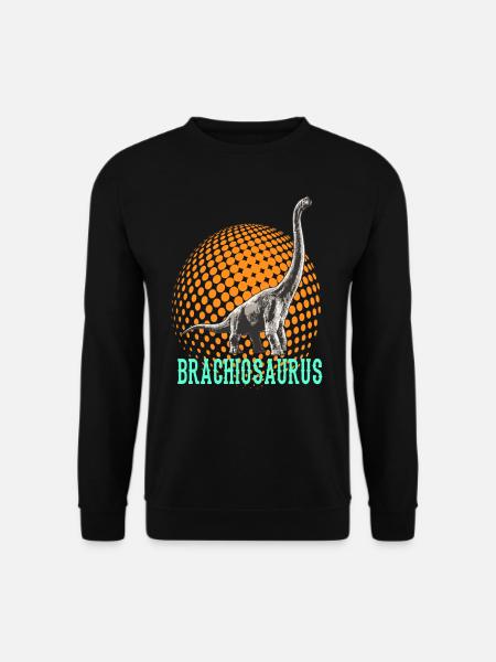 Brachiosaurus, cool dinosaur design - Unisex Sweatshirt - black