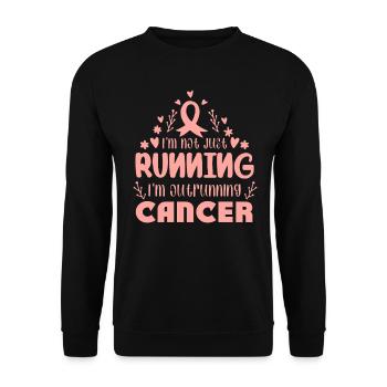 Je suis en train de dépasser le cancer du sein - Sweat-shirt Unisexe - noir - Devant - Alina (178cm) & Michal (187cm)