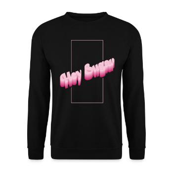 Hallo Zucker - Unisex Pullover - Schwarz - Vorne - Alina (178cm) & Michal (187cm)