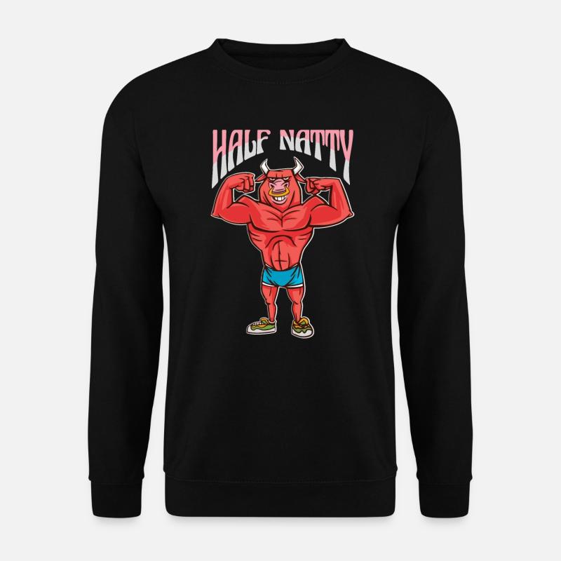 Half Natty Bodybuilder - Unisex Sweatshirt - black