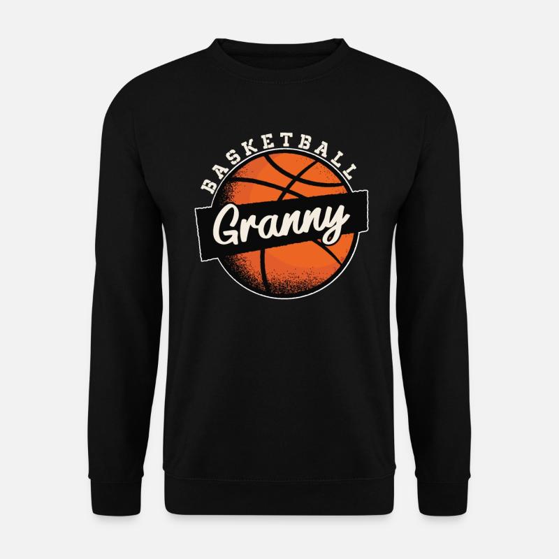 Oma Basketball - Unisex Pullover - Schwarz