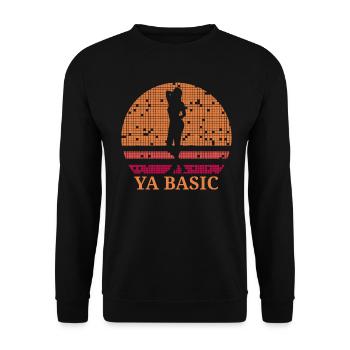 Ya Citation Sassy provocatrice de base - Sweat-shirt Unisexe - noir - Devant - Alina (178cm) & Michal (187cm)