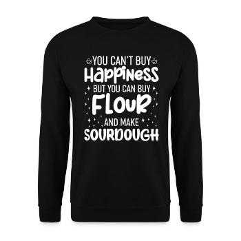 Levain Scientifique Pâtisserie Femme Confiseur Maman - Sweat-shirt Unisexe - noir - Devant - Alina (178cm) & Michal (187cm)