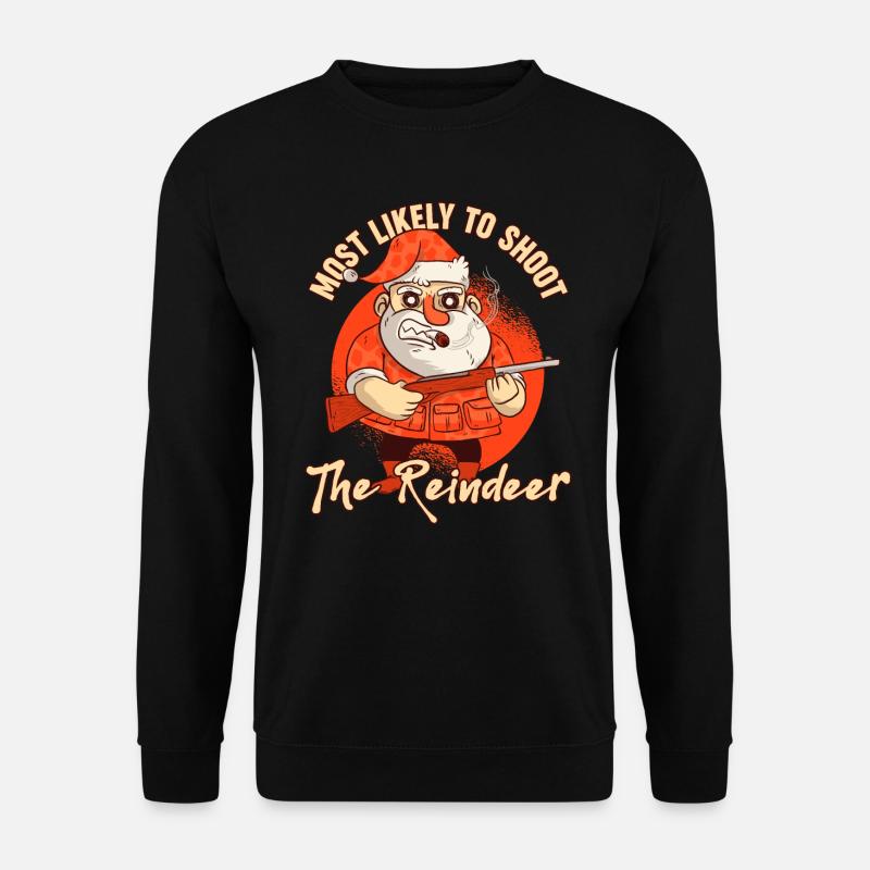 Dabbing Noël Offensif Noël Rude - Sweat-shirt Unisexe - noir