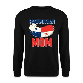 Panamanian Mom - Unisex Sweatshirt - black - Front - Alina (178cm) & Michal (187cm)