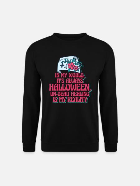 Infirmière Halloween Party Gag - Sweat-shirt Unisexe - noir