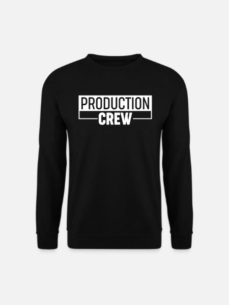 Produktionscrew Filmset Filmmitarbeiter Kostüm - Unisex Pullover - Schwarz