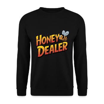 Drôle Marchand d’abeilles Humour Apiculteur Papa - Sweat-shirt Unisexe - noir - Devant - Alina (178cm) & Michal (187cm)