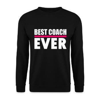 Best coach ever - Sweat-shirt Unisexe - noir - Devant - Alina (178cm) & Michal (187cm)