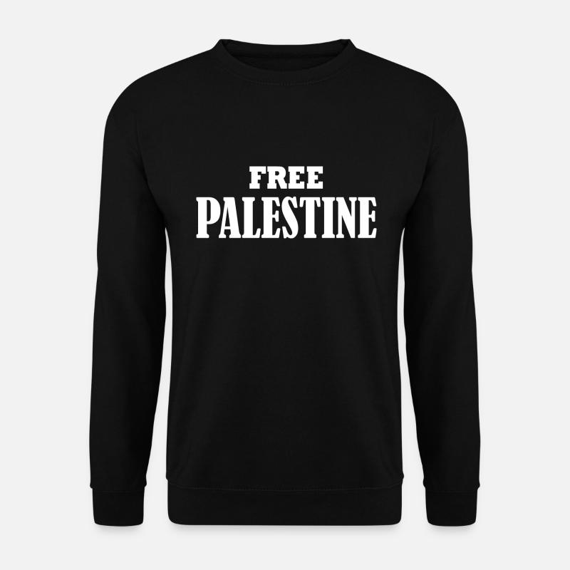 Free palestine - Sweat-shirt Unisexe - noir