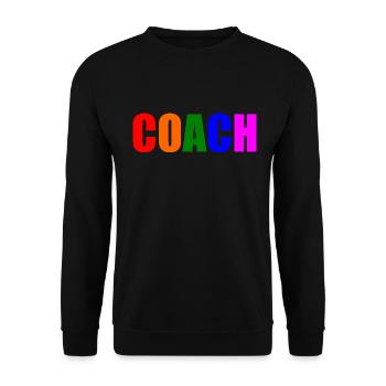 Coach lgbt - Unisex Sweatshirt - black - Front - Alina (178cm) & Michal (187cm)
