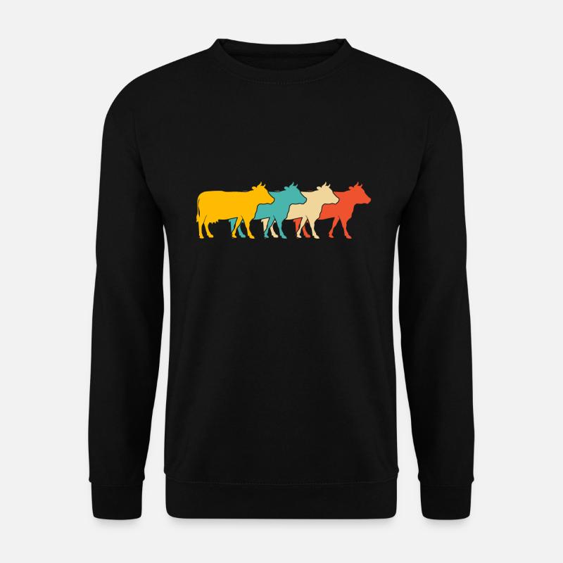 Kühe - Unisex Pullover - Schwarz