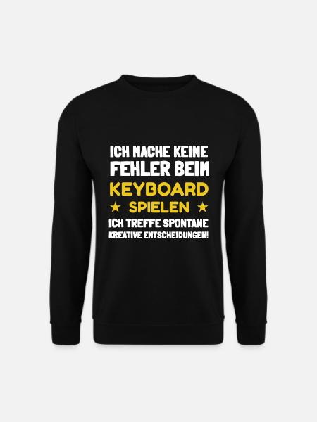 Keyboarder - Unisex Pullover - Schwarz