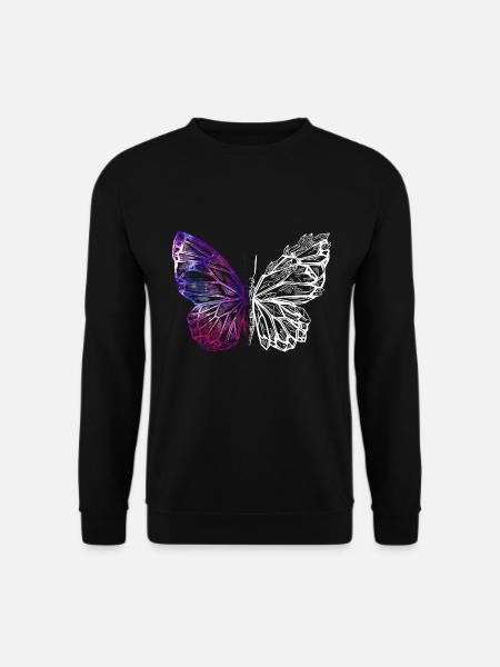 Papillon Papillon - Sweat-shirt Unisexe - noir