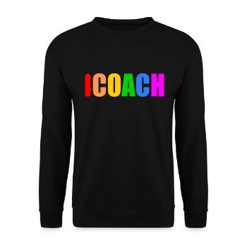 Coach - Unisex Sweatshirt - black - Front - Alina (178cm) & Michal (187cm)