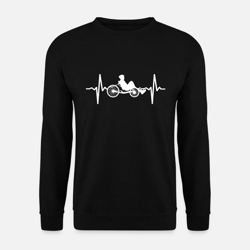 Liegerad Liegerad Liegerad - Unisex Pullover - Schwarz