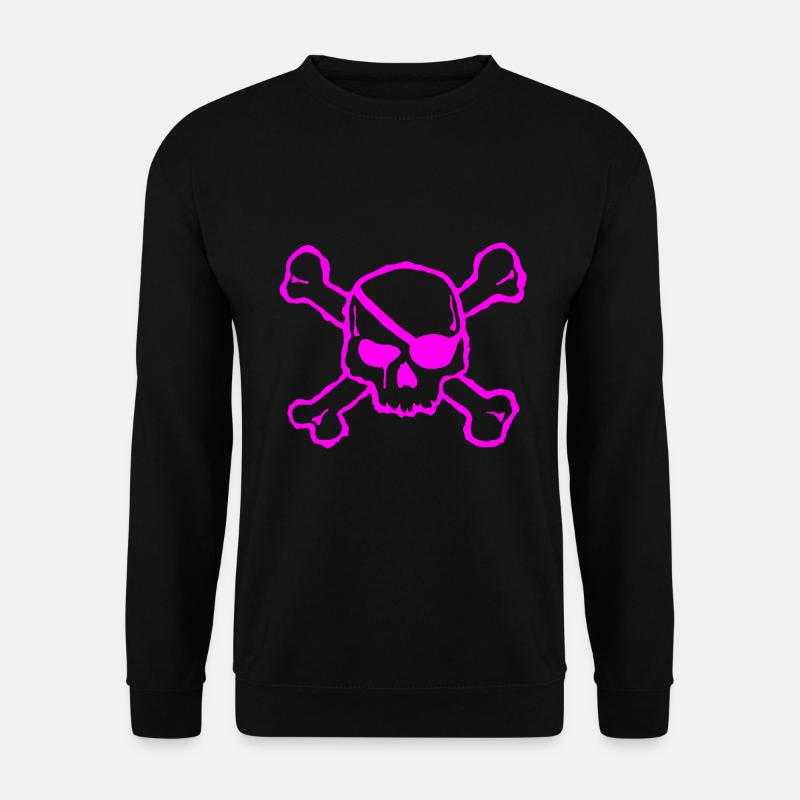 Logo de pirate crâne - Sweat-shirt Unisexe - noir