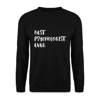 Psychologist - Unisex Sweatshirt - black - Front - Alina (178cm) & Michal (187cm)