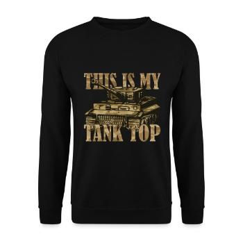 Blind armée blindé blindé militaire cadeau - Sweat-shirt Unisexe - noir - Devant - Alina (178cm) & Michal (187cm)