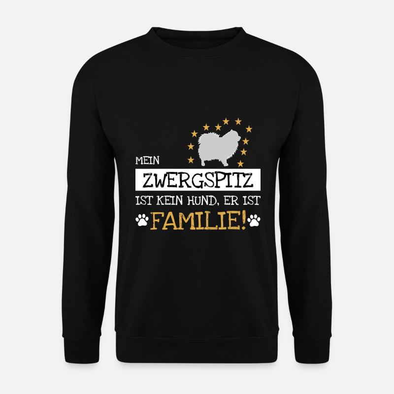 Zwergspitz - Unisex Pullover - Schwarz