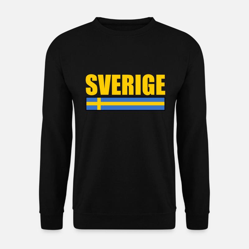 sverige - Unisex Pullover - Schwarz