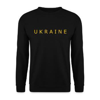 Ukraine - Unisex Sweatshirt - black - Front - Alina (178cm) & Michal (187cm)
