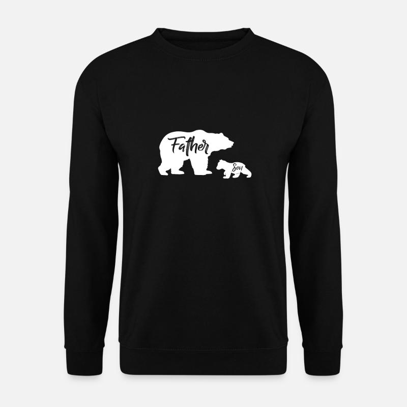 Vater Sohn - Unisex Pullover - Schwarz