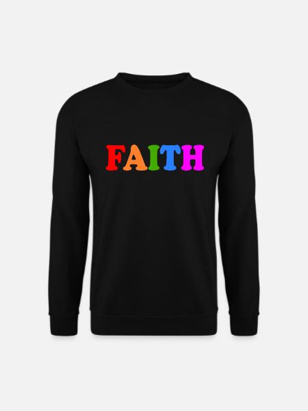 Faith - Unisex Sweatshirt - black