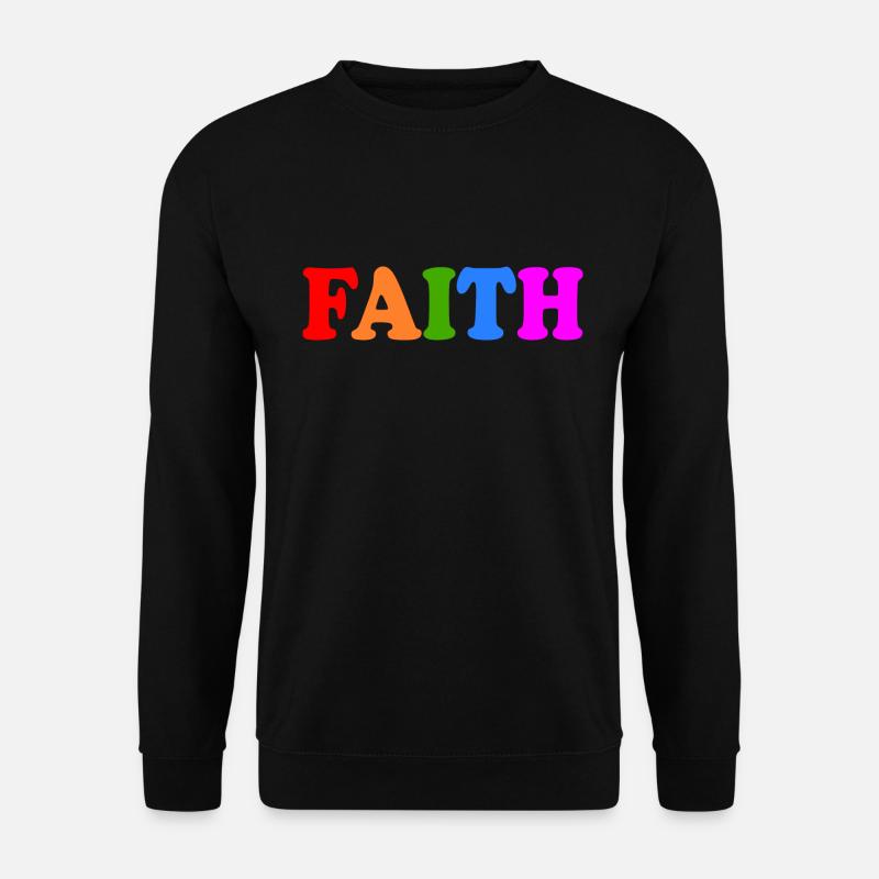 Faith - Unisex Pullover - Schwarz