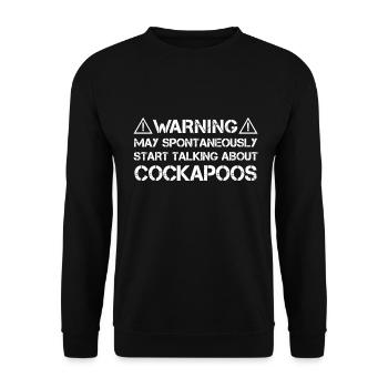 Cockapoo - Sweat-shirt Unisexe - noir - Devant - Alina (178cm) & Michal (187cm)