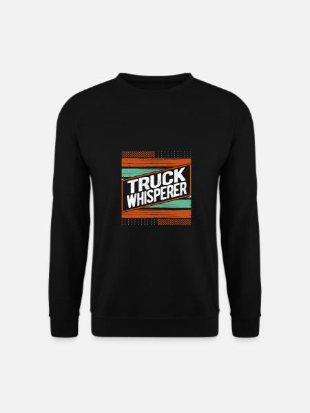 LKW Flüsterer Geschenk LKW Fahrer Geschenk LKW LKW - Unisex Pullover - Schwarz