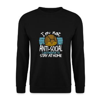 Sarcastique Tout ce dont j’ai besoin, c’est de moi Cadeau introverti - Sweat-shirt Unisexe - noir - Devant - Alina (178cm) & Michal (187cm)