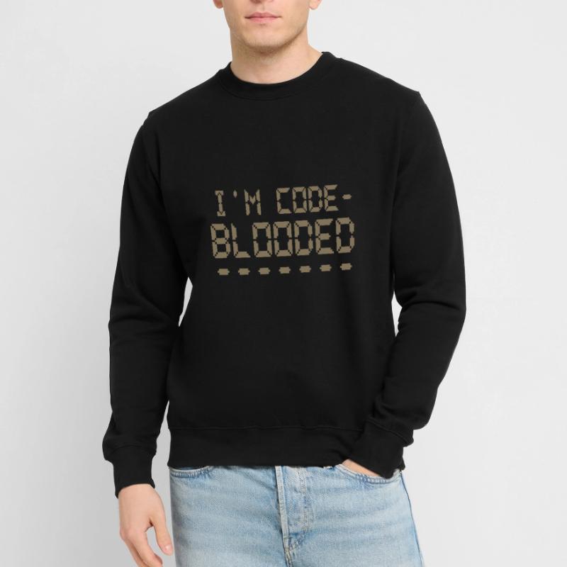 Computerprogrammierung Ich bin Code Blooded Programmierer Unisex Pullover