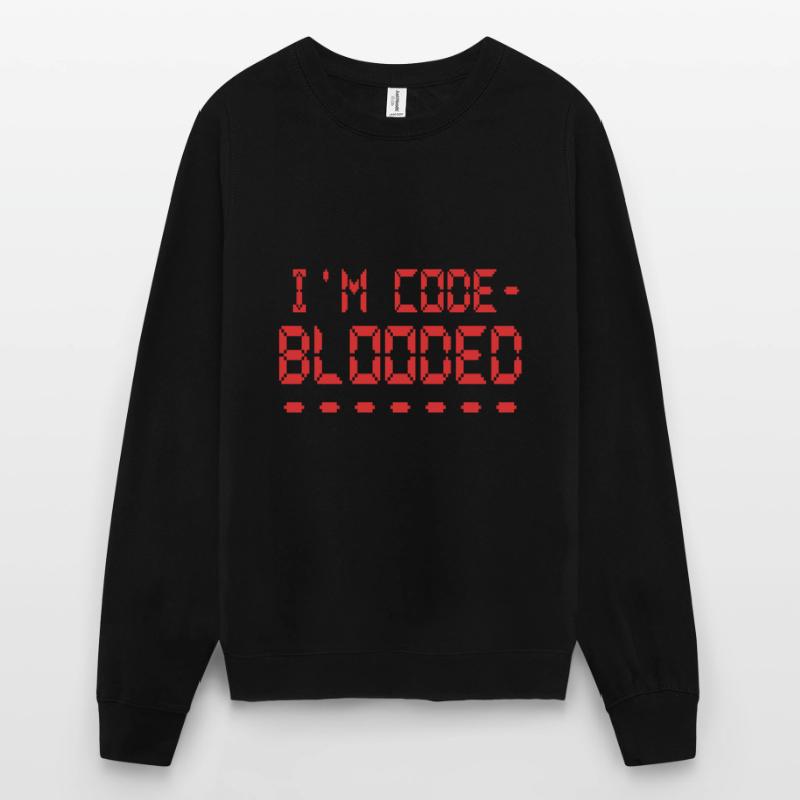 Computerprogrammierung Ich bin Code Blooded Programmierer Unisex Pullover