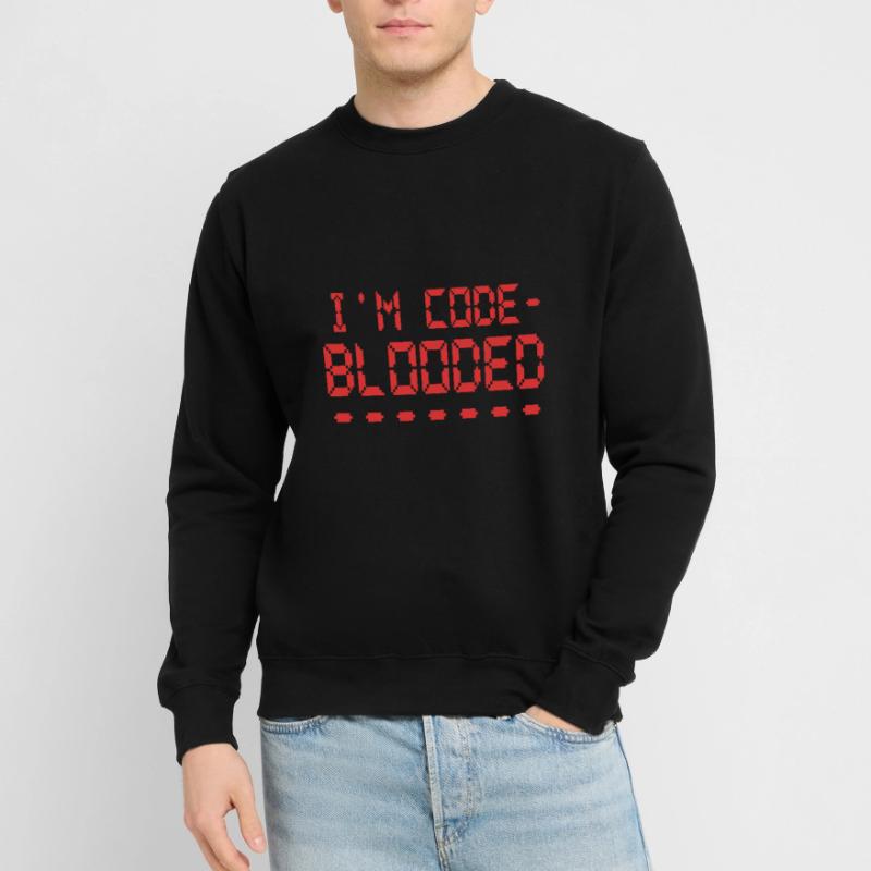 Computerprogrammierung Ich bin Code Blooded Programmierer Unisex Pullover
