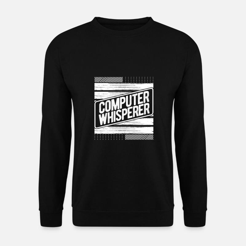 Computerflüsterer Geschenkcomputer Geschenkcomputer - Unisex Pullover - Schwarz